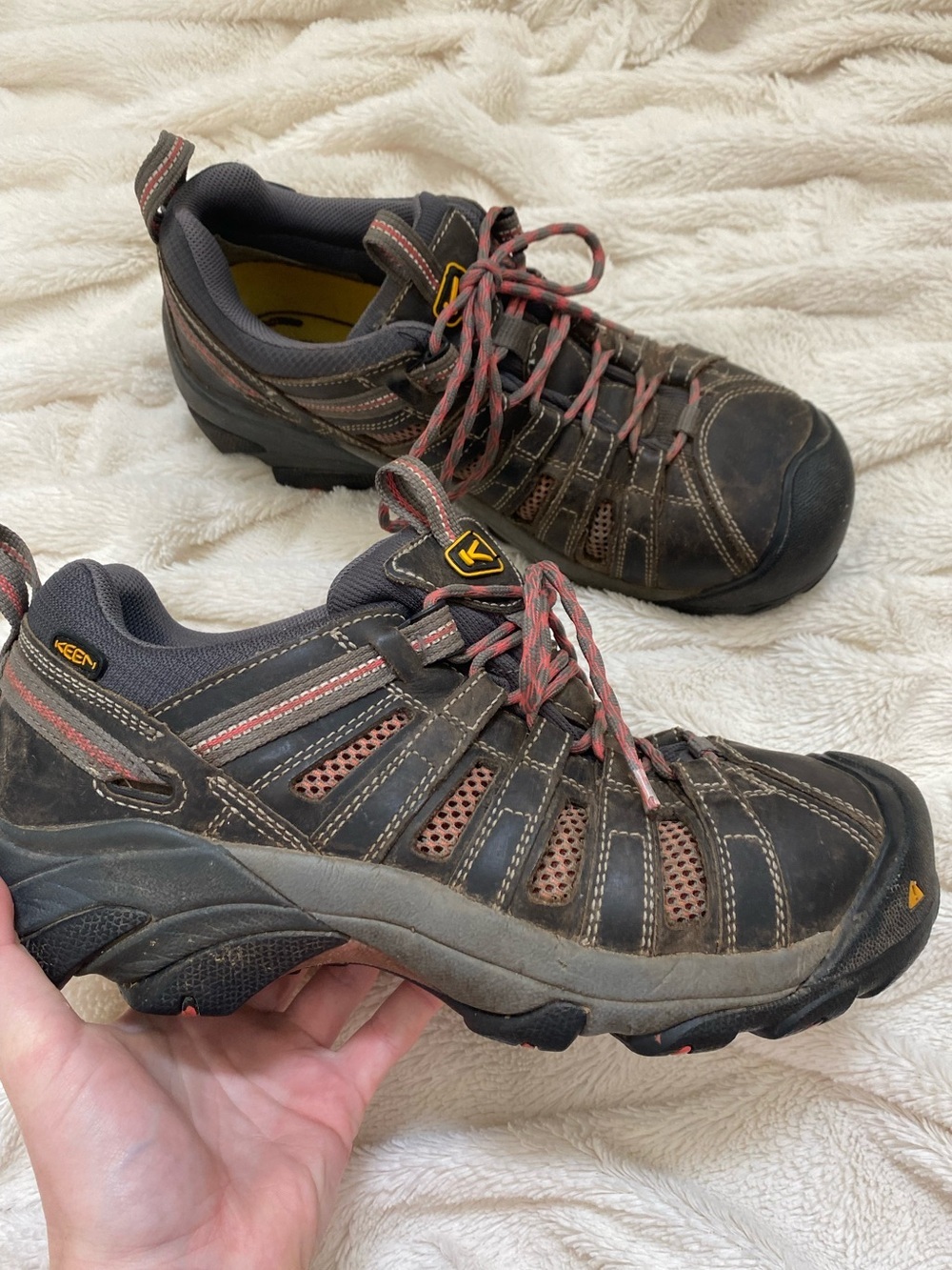 KEEN Utility Flint Low steel toe work shoes women's Sz 10M